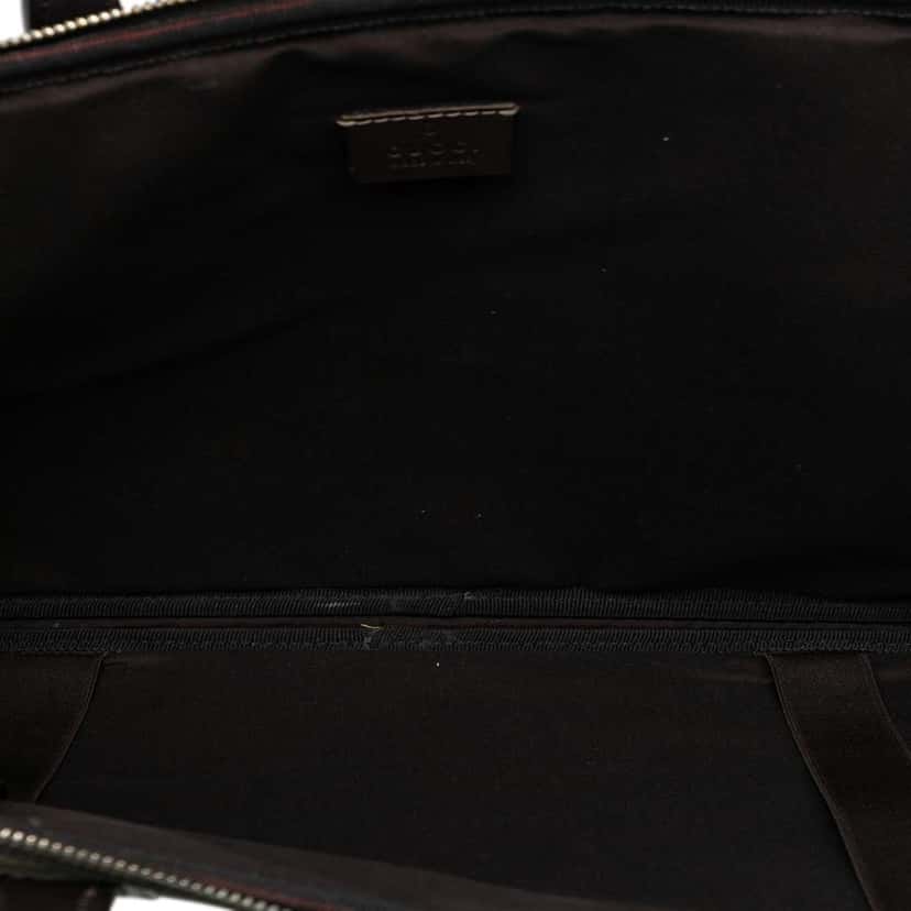 Gucci GG Supreme Briefcase Brown Canvas Good condition - Model View