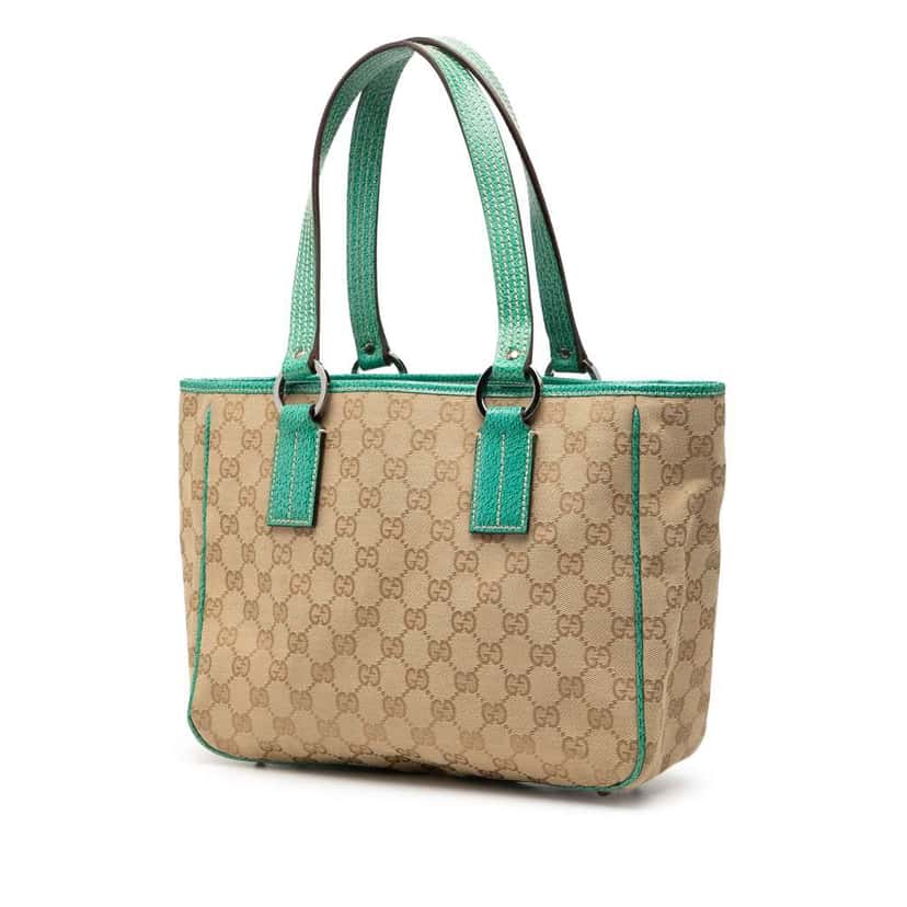 Gucci GG Canvas Tote Brown Canvas Good condition - Back View