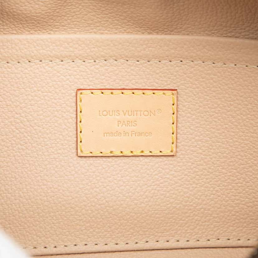 Louis Vuitton Monogram Locker Dopp Kit Clutch Brown Good condition - Box View