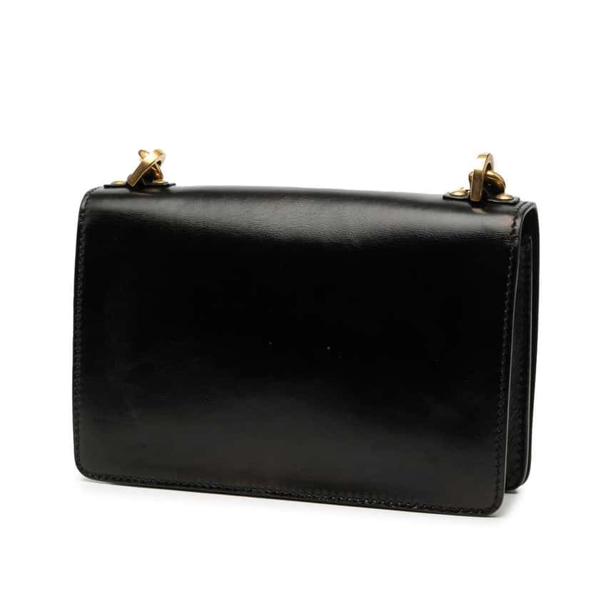Dior Leather JAdior Chain Flap Black Leather Very good condition - Back View