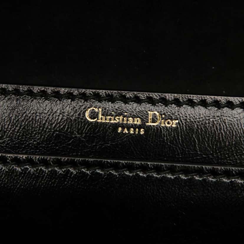 Dior Leather JAdior Chain Flap Black Leather Very good condition - Box View