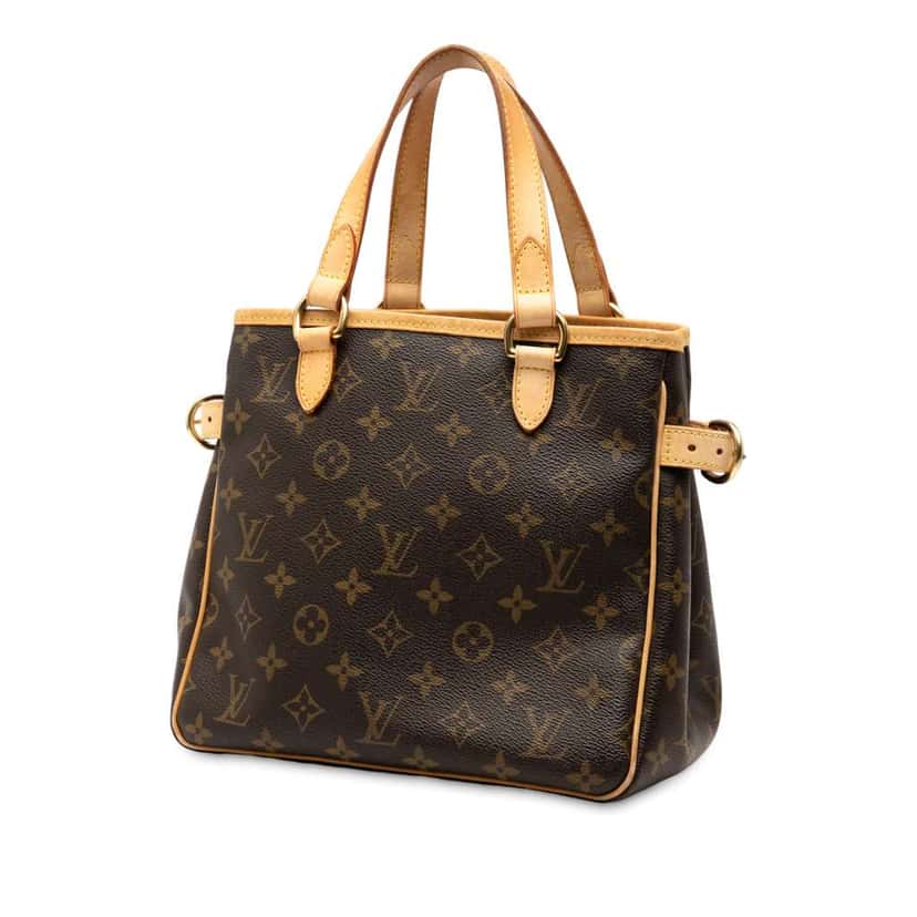 Louis Vuitton Monogram Batignolles Vertical PM Brown Very good condition - Back View