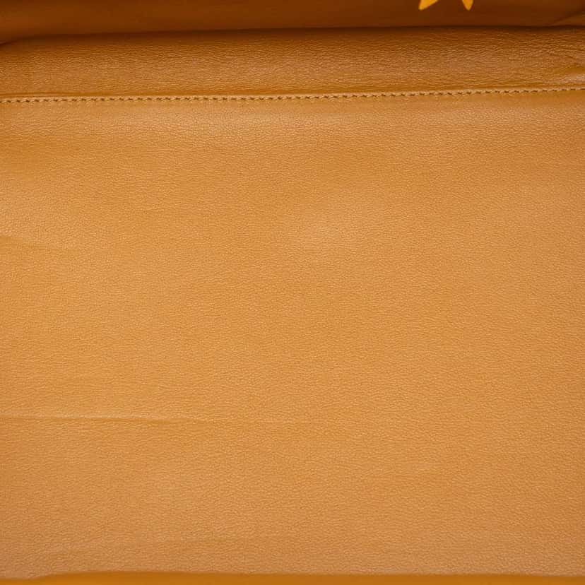 Celine Medium Suede Phantom Luggage Tote Yellow Leather Good condition - Model View