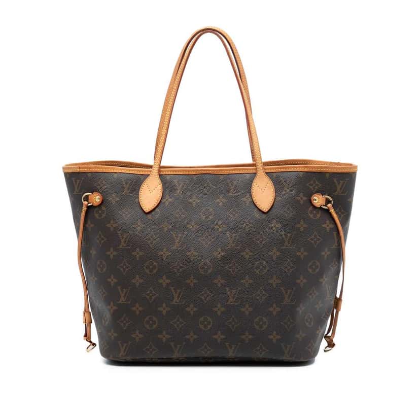 Louis Vuitton Monogram Neverfull MM Brown Good condition - Front View