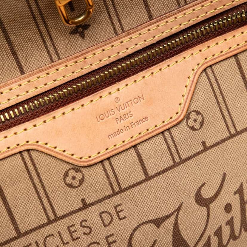 Louis Vuitton Monogram Neverfull MM Brown Good condition - Box View