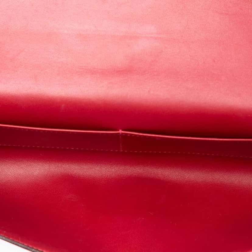 Hermès Tadelakt Egee Clutch Red Leather Very good condition - Model View