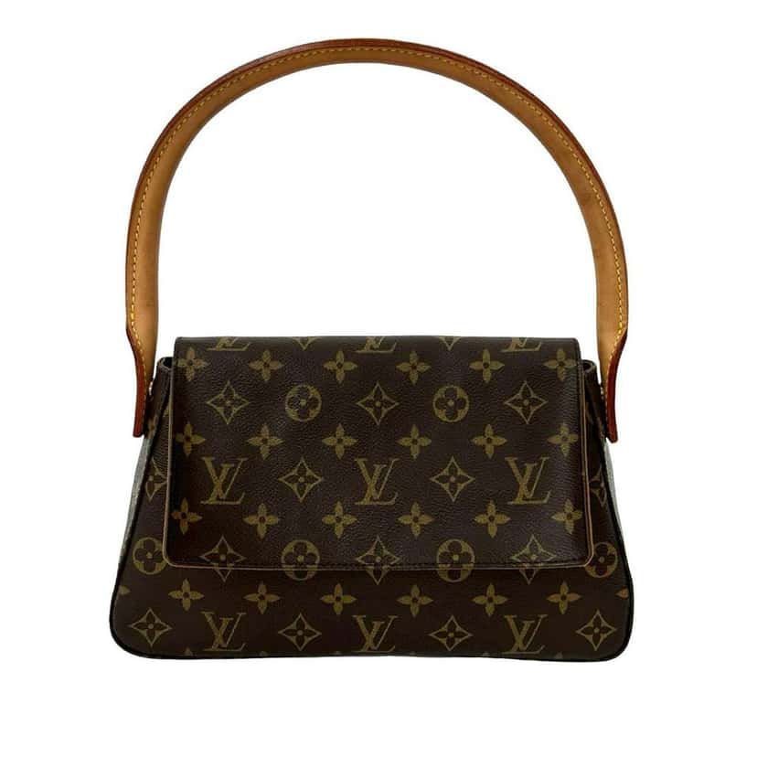 Louis Vuitton Monogram Mini Looping Brown Good condition - Front View