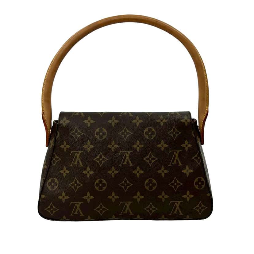 Louis Vuitton Monogram Mini Looping Brown Good condition - Back View