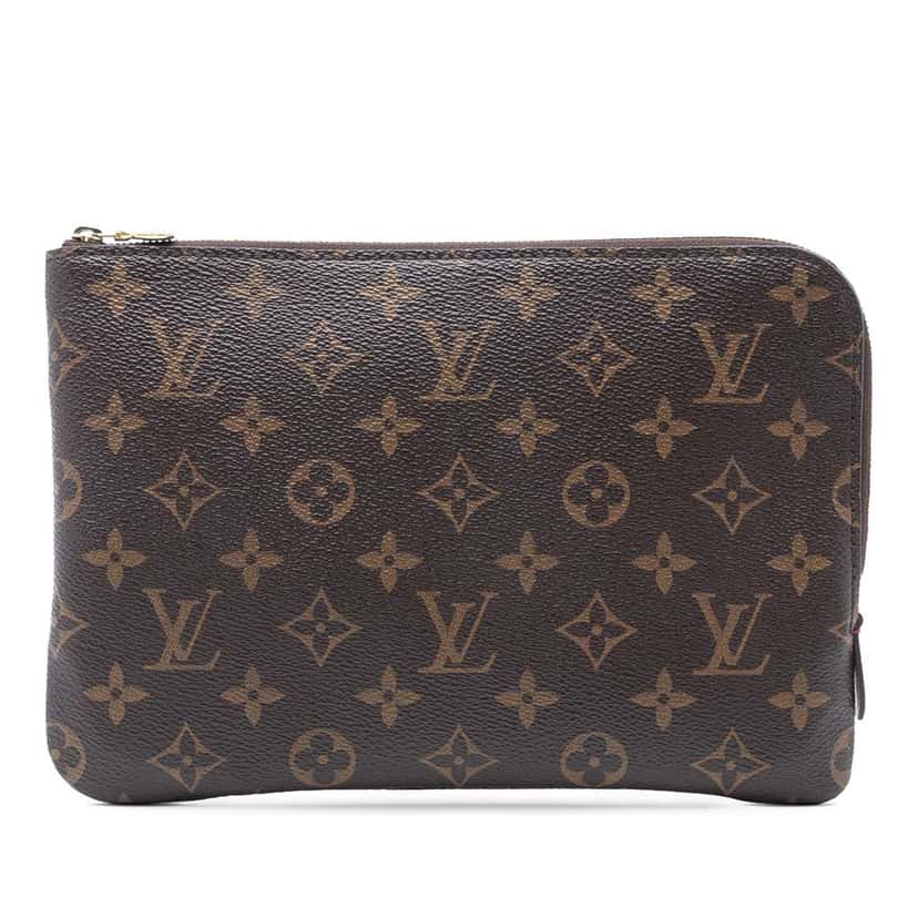 Louis Vuitton Monogram Etui Voyageur PM Brown Good condition - Front View