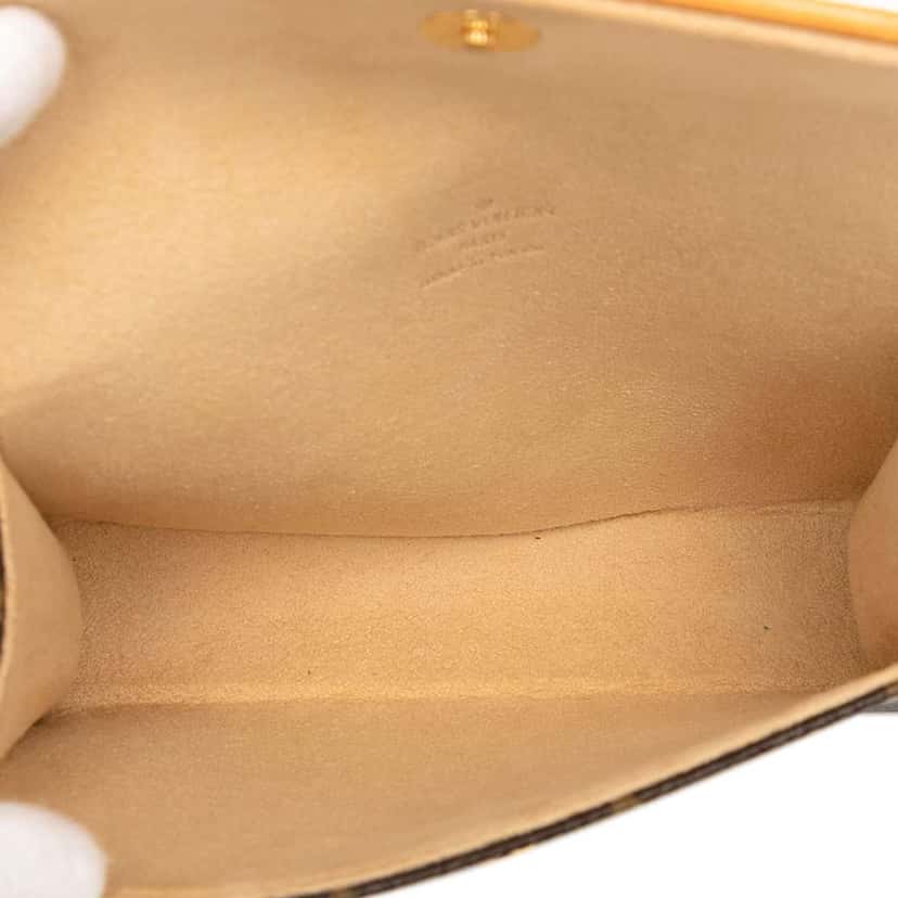 Louis Vuitton Monogram Pochette Florentine Brown Good condition - Model View