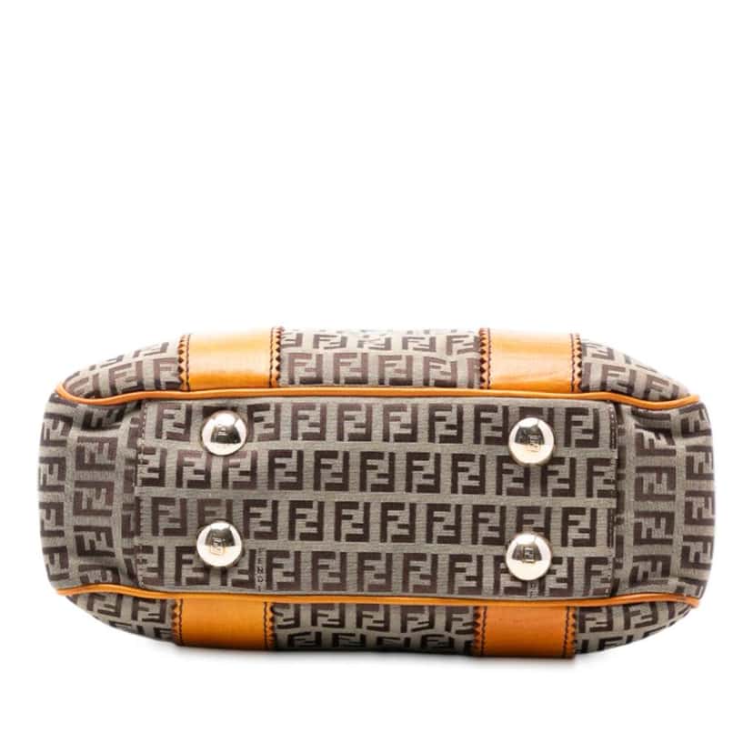 Fendi Zucchino Canvas Tote Brown Canvas Very good condition - Inside View