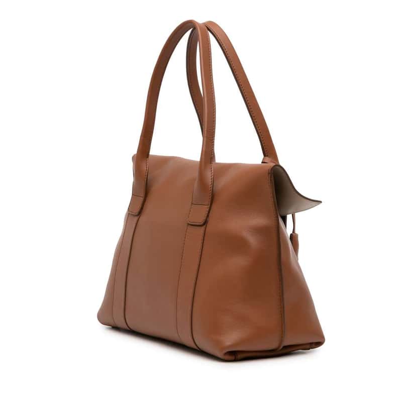 Salvatore Ferragamo Leather Gancini Sookie Tote Brown Leather Good condition - Back View
