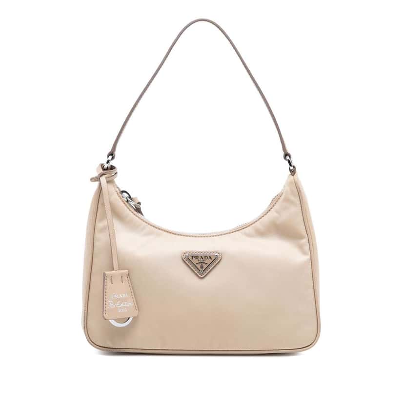 Prada Re Nylon Re Edition 2005 Satchel Brown Good condition - Front View