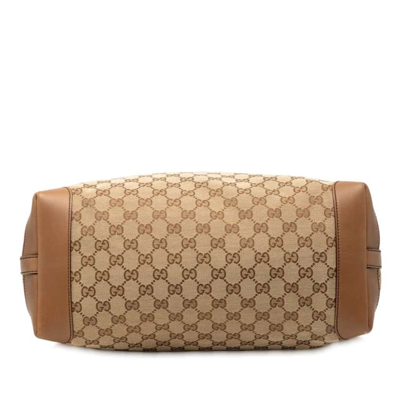 Gucci GG Canvas Craft Tote Brown Canvas Good condition - Inside View