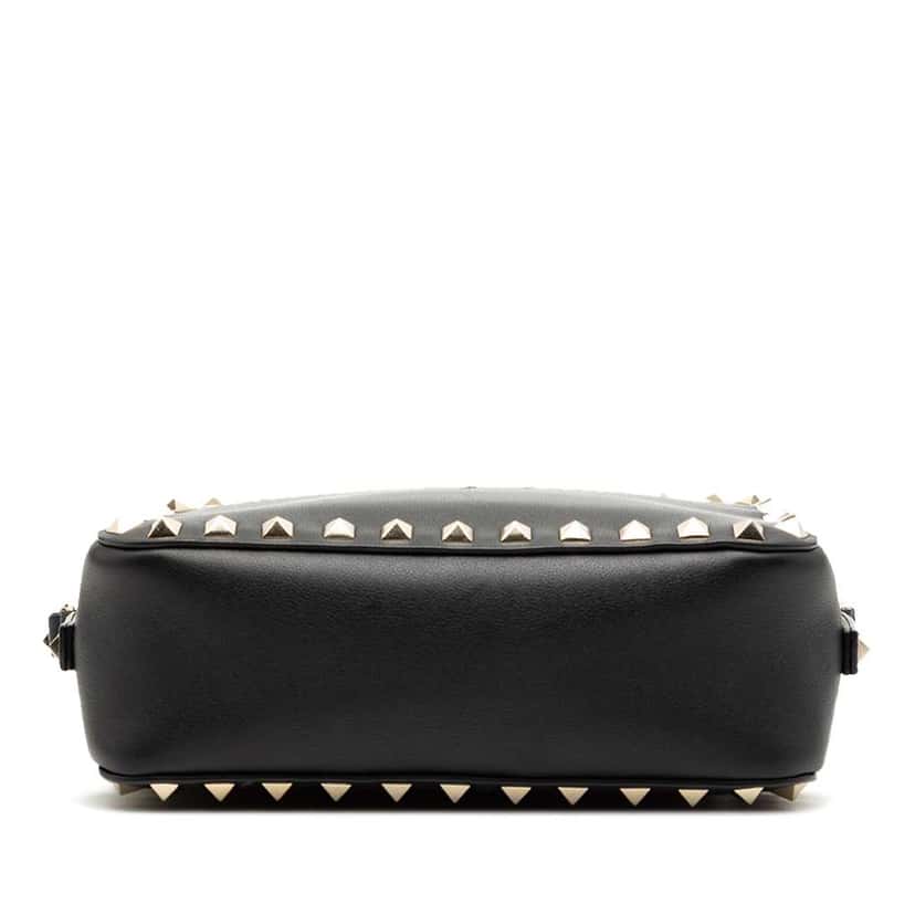 Valentino Leather Rockstud Camera Bag Black Leather Good condition - Inside View