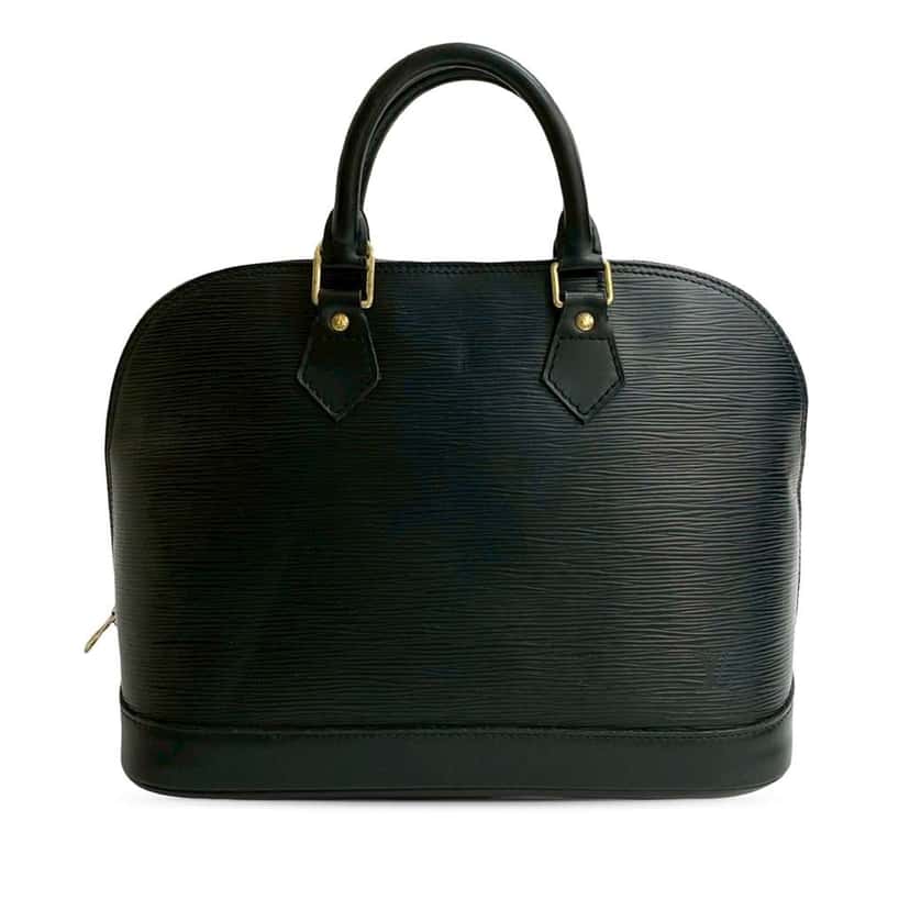 Louis Vuitton Epi Alma PM Black Leather Good condition - Front View