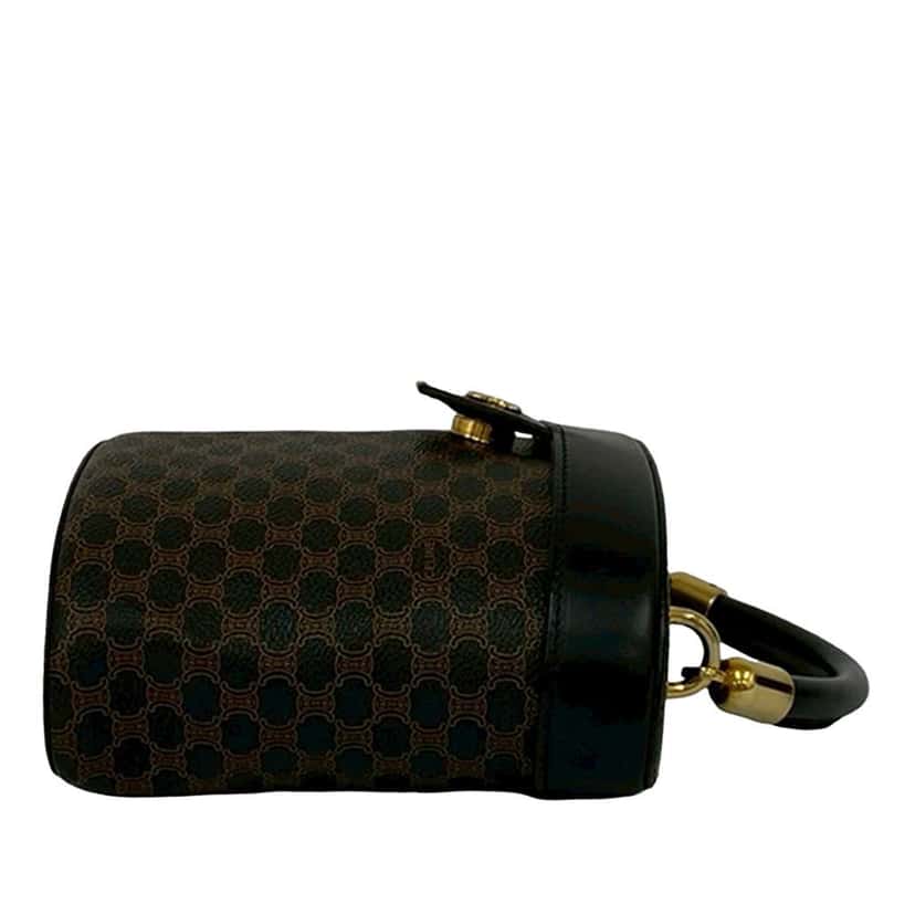 Celine Macadam Coated Canvas Vanity Bag Black Canvas Good condition - Inside View