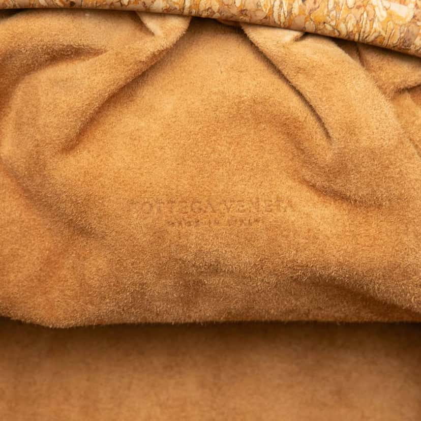 Bottega Veneta Cork The Pouch Brown Polyester Very good condition - Box View