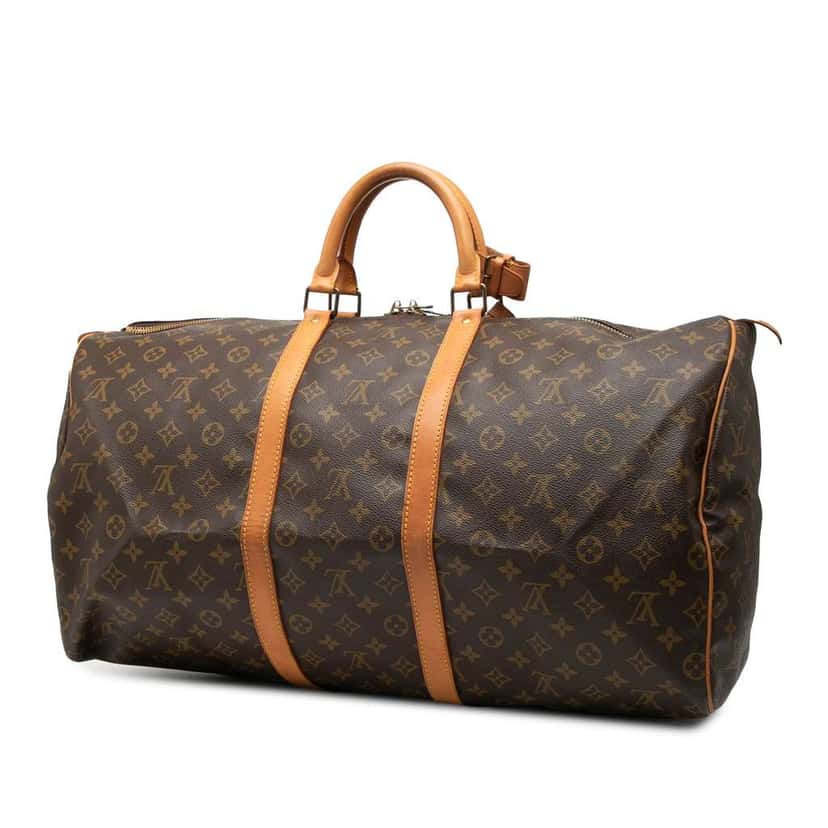 Louis Vuitton Monogram Keepall 55 Brown Very good condition - Back View
