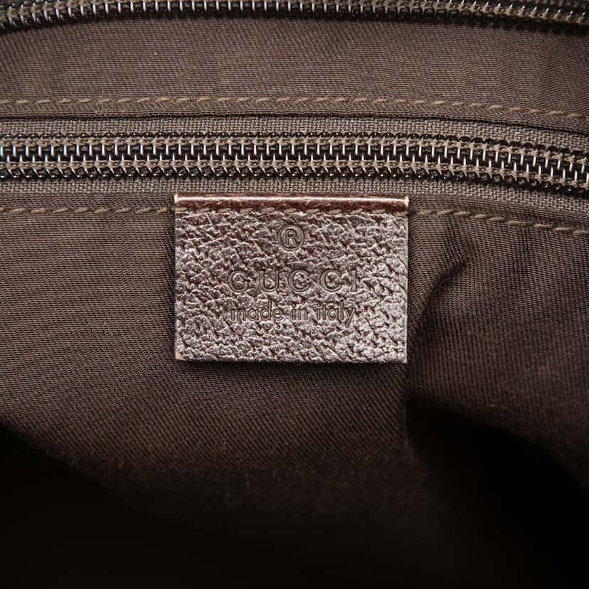 Gucci GG Canvas Web Crossbody Brown Canvas Good condition - Box View