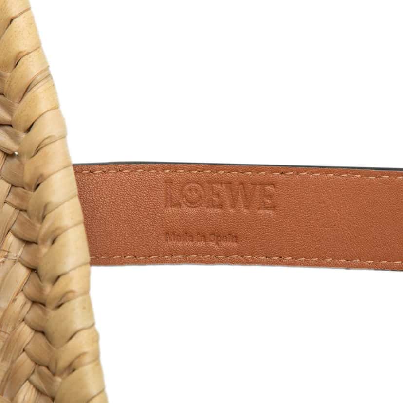 Loewe Paulas Ibiza Smiley Small Raffia Basket Tote Brown Very good condition - Box View