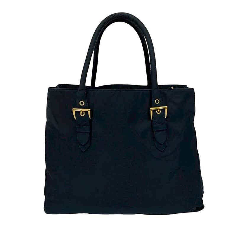 Prada Tessuto Tote Blue Good condition - Back View