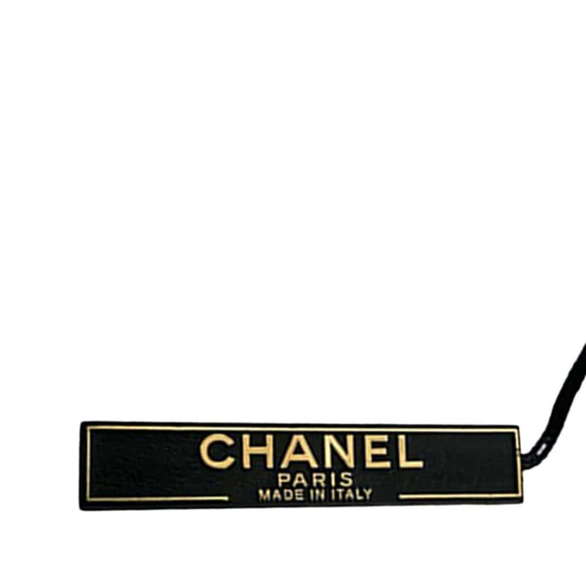 Chanel CC Silver Plated Rhinestone Pendant Necklace Silver Metal Good condition - Box View