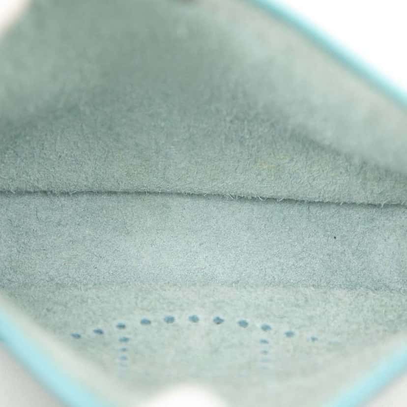 Hermès Clemence Evelyne Amazone TPM Blue Leather Good condition - Model View