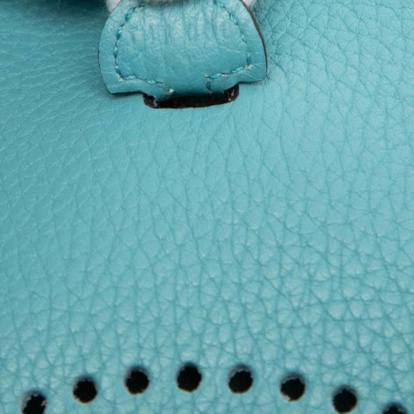 Hermès Clemence Evelyne Amazone TPM Blue Leather Good condition - Box View