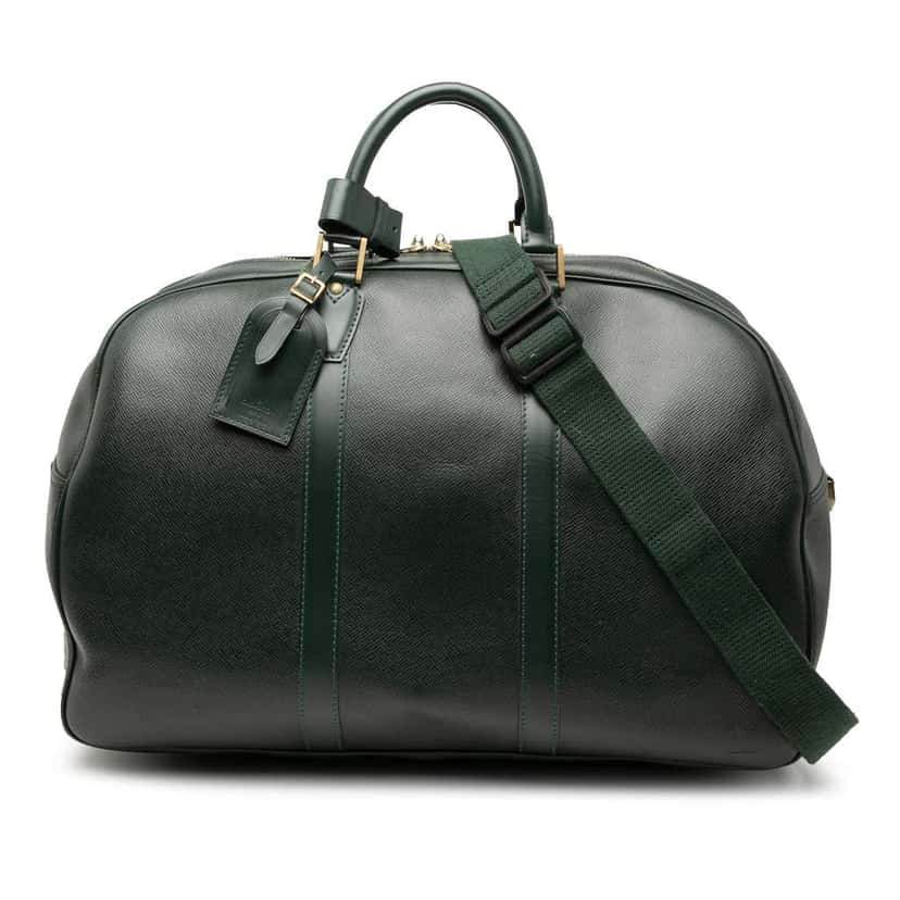 Louis Vuitton Taiga Kendall PM Green Leather Good condition - Front View