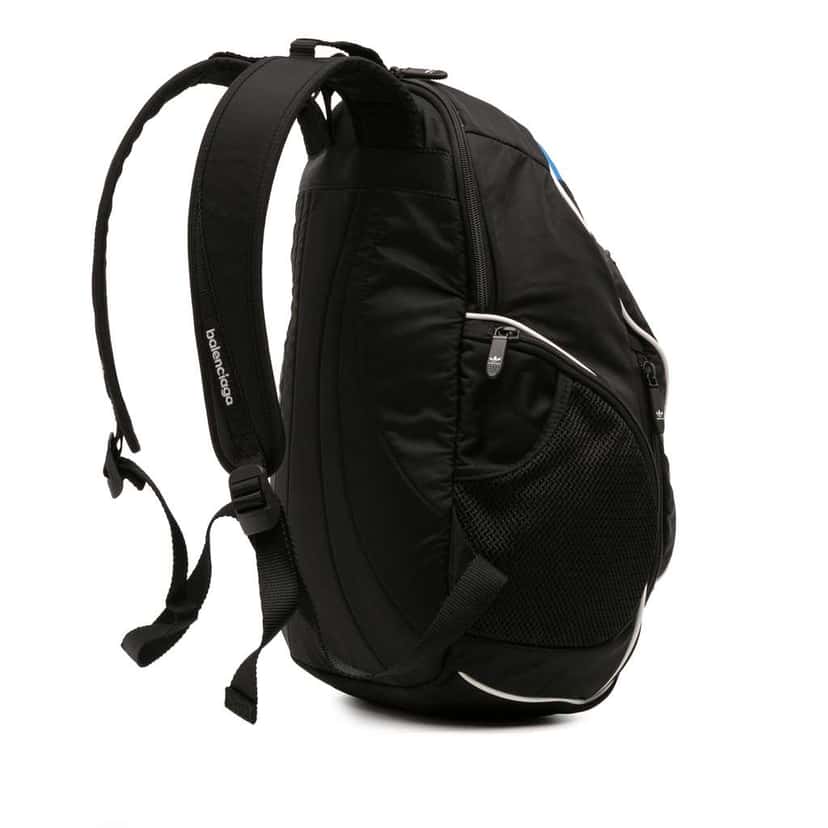 Balenciaga Adidas Recycled Nylon Backpack Black Good condition - Back View