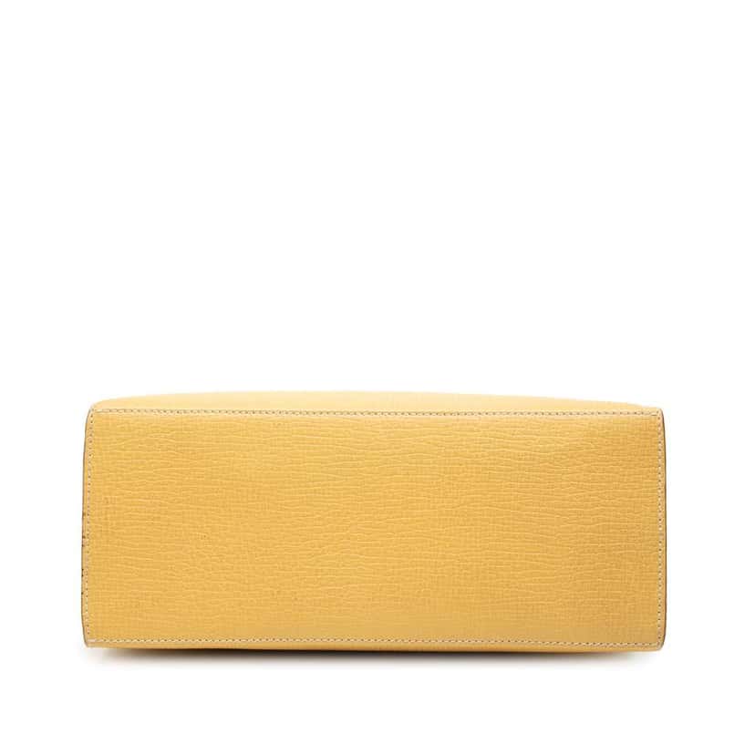 Loewe Leather Tote Yellow Leather Good condition - Inside View