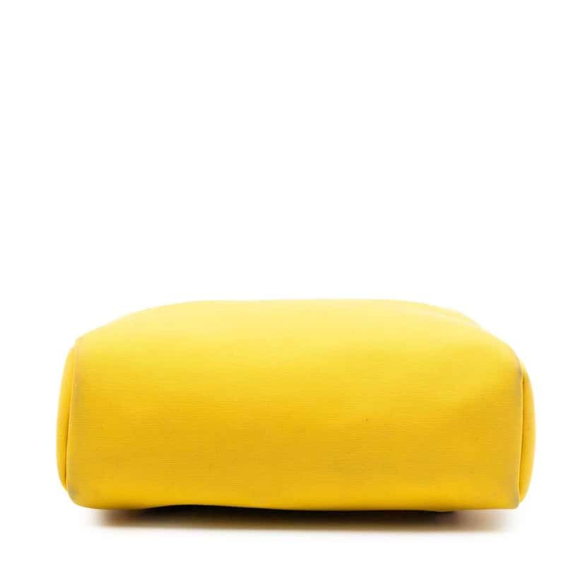 Hermès Toile Herbag A Dos Zip Retourne Backpack Yellow Canvas Good condition - Inside View