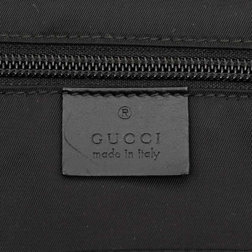 Gucci Canvas Techno Web Backpack Black Canvas Good condition - Box View