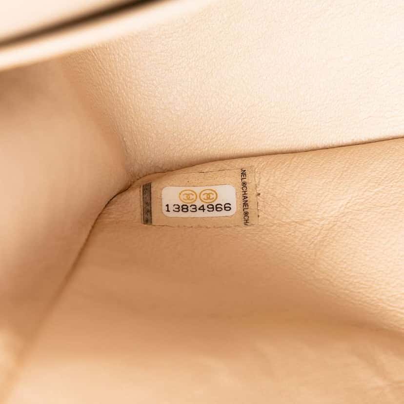Chanel Medium Classic Lambskin Double Flap Brown Leather Good condition - Box View
