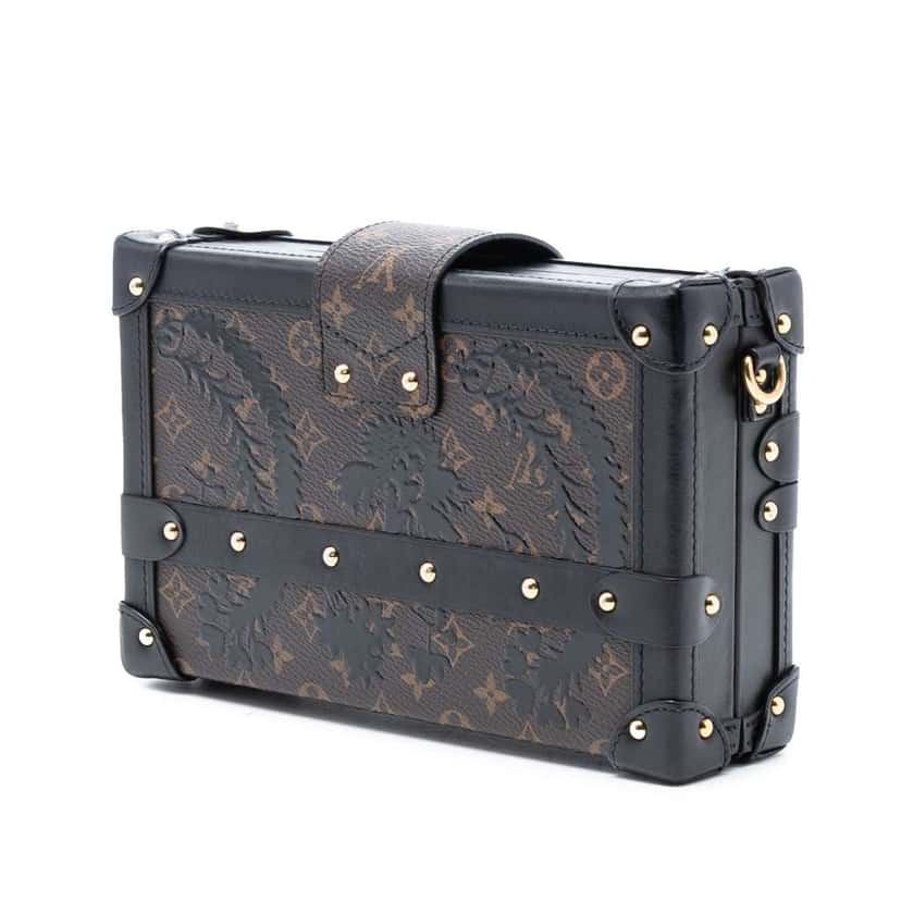 Louis Vuitton Monogram Blossom Petite Malle Brown Good condition - Back View