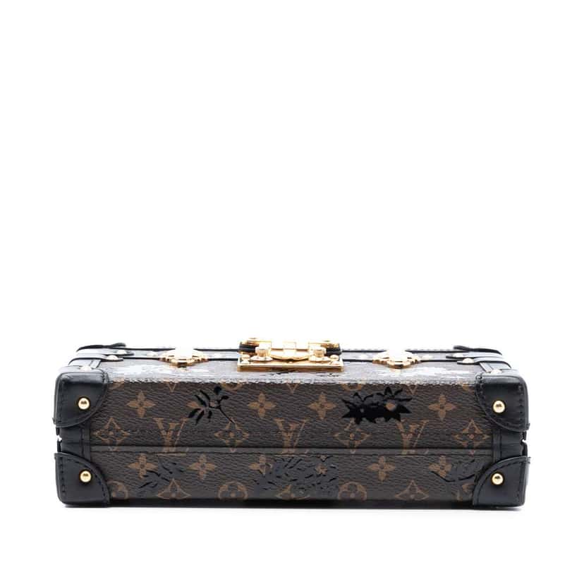 Louis Vuitton Monogram Blossom Petite Malle Brown Good condition - Inside View