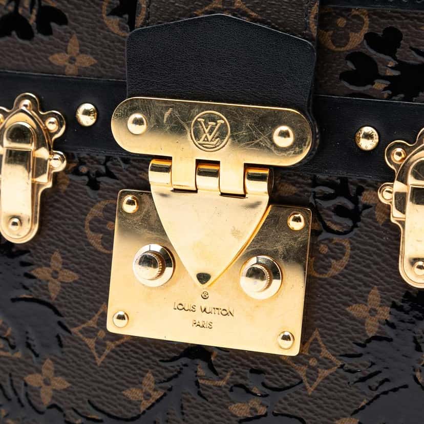 Louis Vuitton Monogram Blossom Petite Malle Brown Good condition - Box View