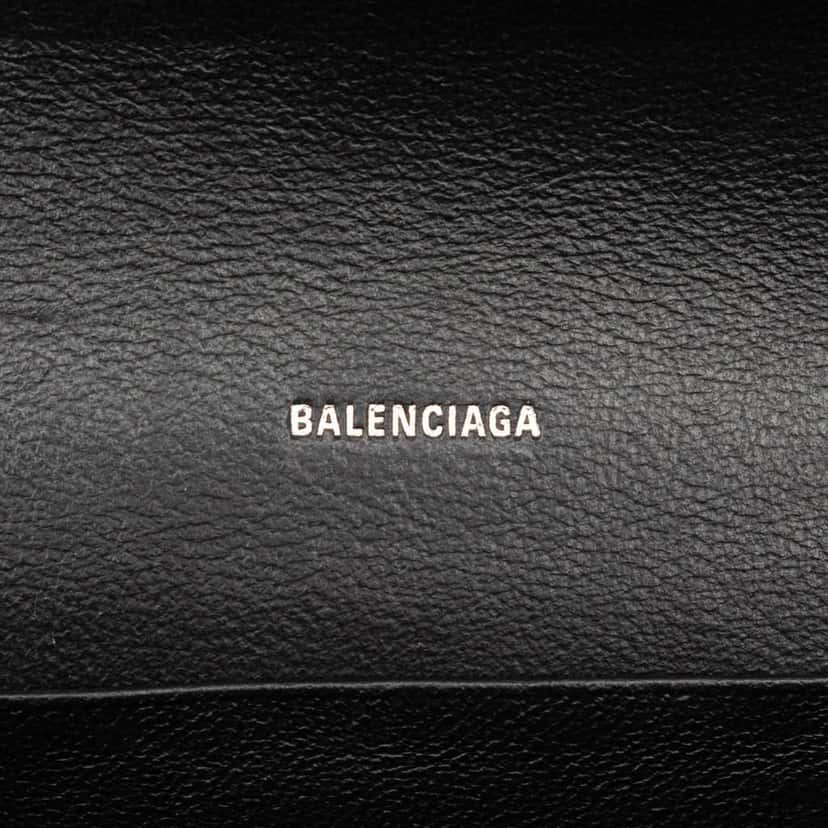 Balenciaga Metallic Leather BB Phone Holder with Chain Gold Leather Good condition - Box View