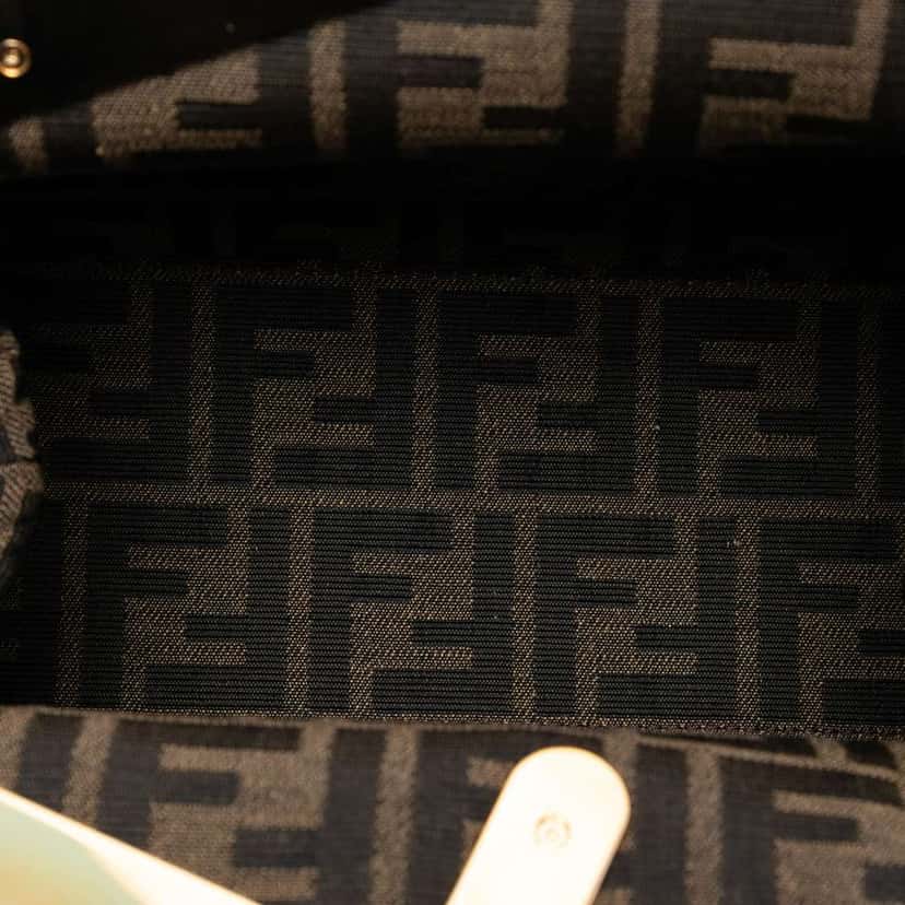 Fendi Small Nappa Fendi First Crossbody Brown Leather Good condition - Model View