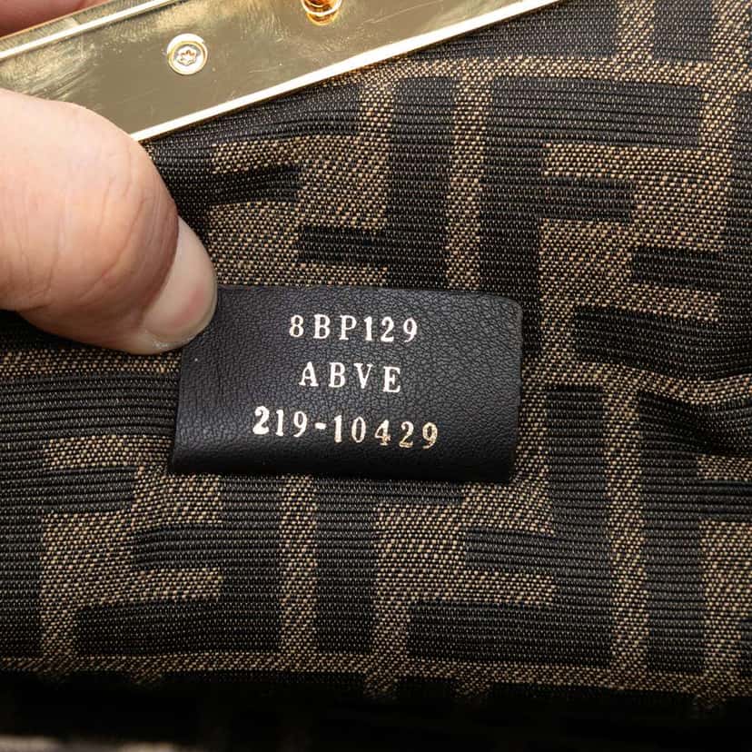 Fendi Small Nappa Fendi First Crossbody Brown Leather Good condition - Box View