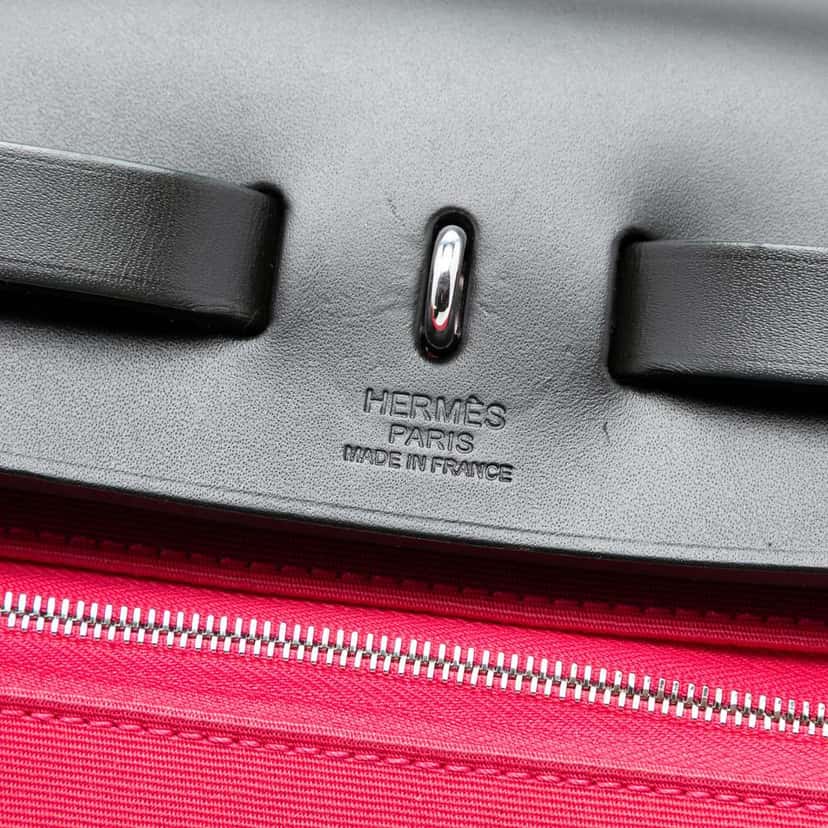 Hermès Toile Herbag Zip 31 Pink Canvas Good condition - Box View