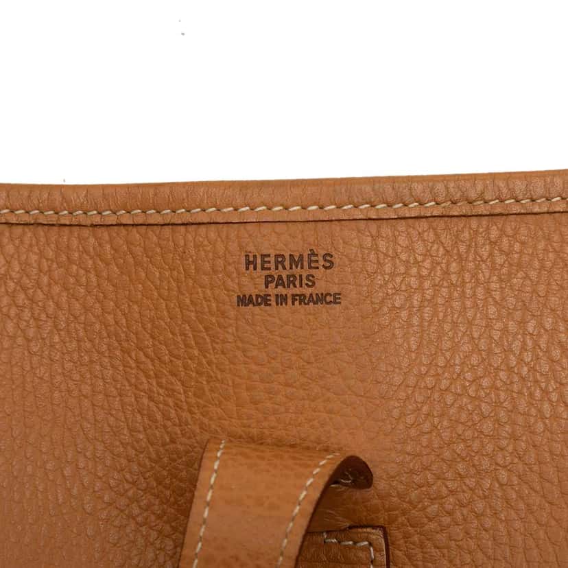 Hermès Ardennes Evelyne I GM Brown Leather Good condition - Box View