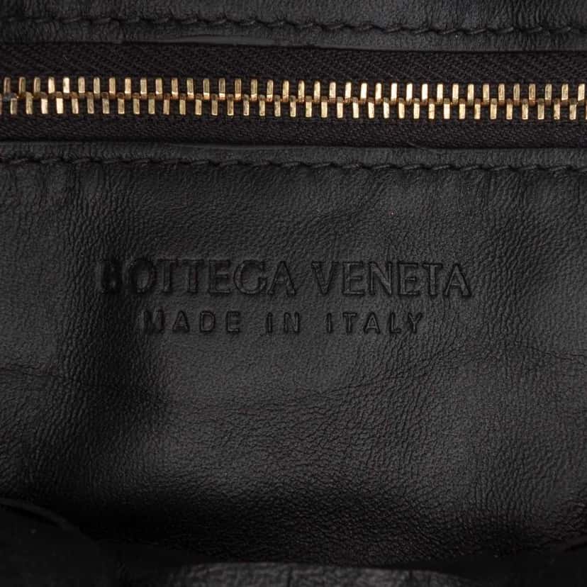 Bottega Veneta Nappa Intrecciato Padded Chain Cassette Satchel Black Leather Very good condition - Box View