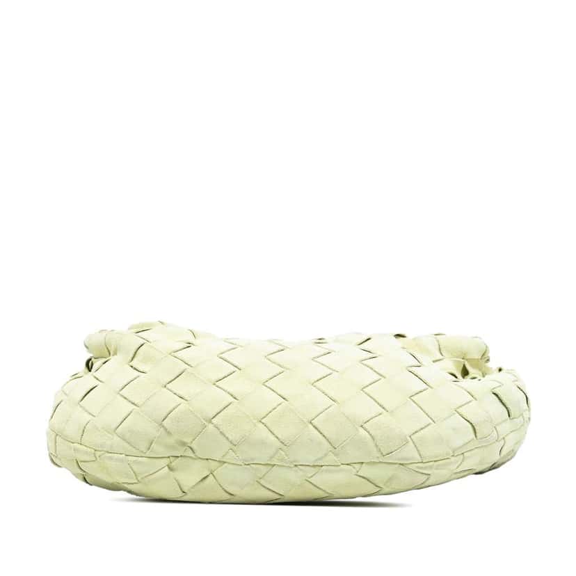 Bottega Veneta Mini Suede Intrecciato Jodie Yellow Leather Very good condition - Inside View