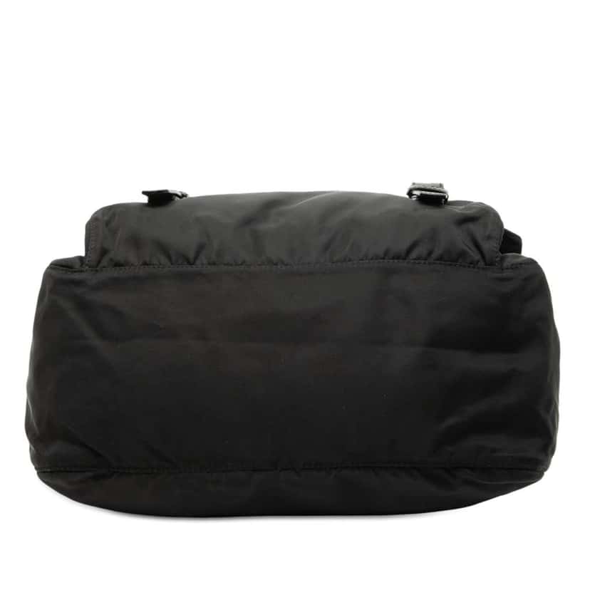 Prada Tessuto Zip Double Buckle Messenger Bag Black Good condition - Inside View