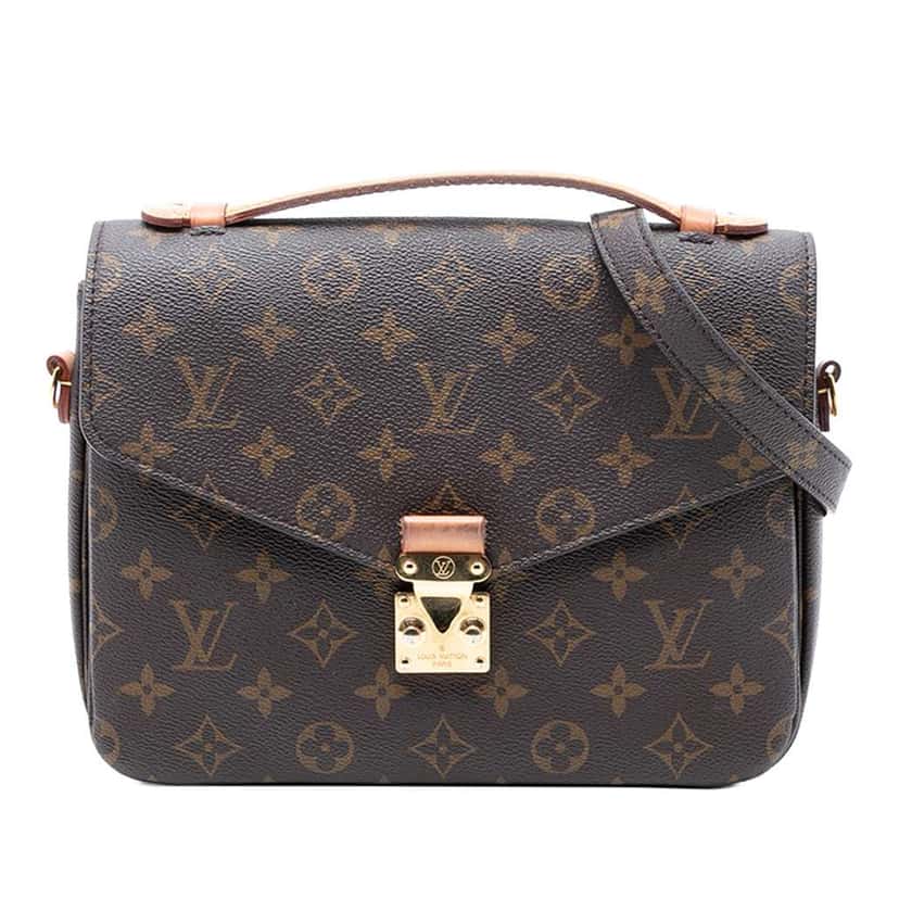 Louis Vuitton Monogram Pochette Metis Brown Very good condition - Front View