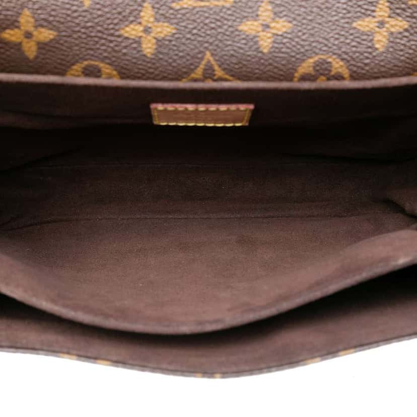 Louis Vuitton Monogram Pochette Metis Brown Very good condition - Model View