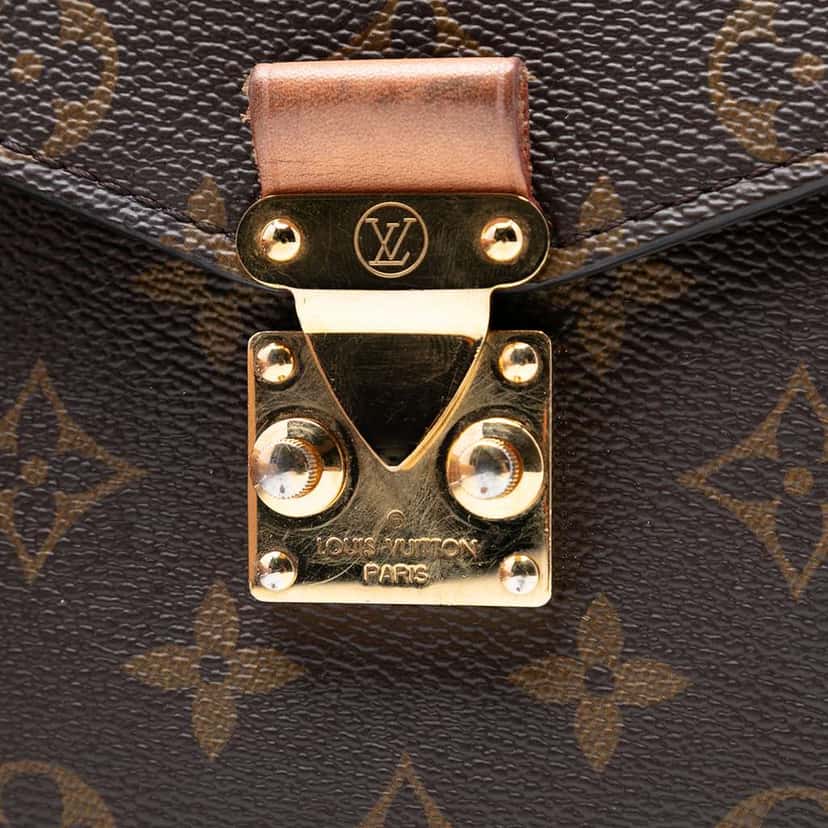 Louis Vuitton Monogram Pochette Metis Brown Very good condition - Box View