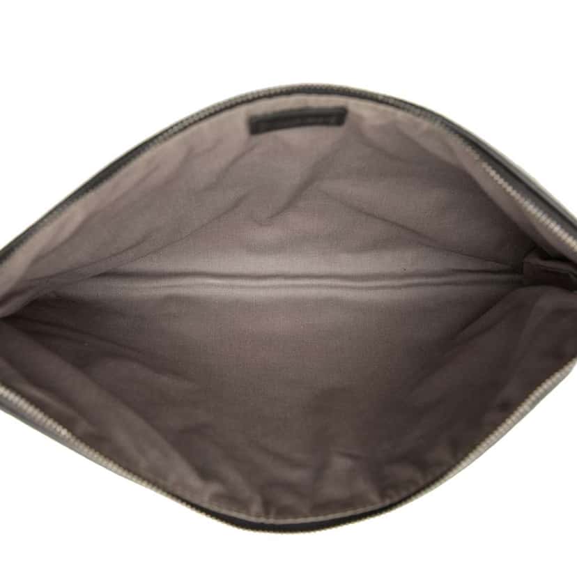 Bottega Veneta Nappa Intrecciato Clutch Black Leather Good condition - Model View